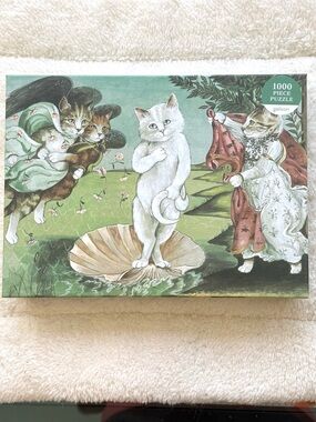Galison Meowsterpiece 1000 Piece Jigsaw Puzzle